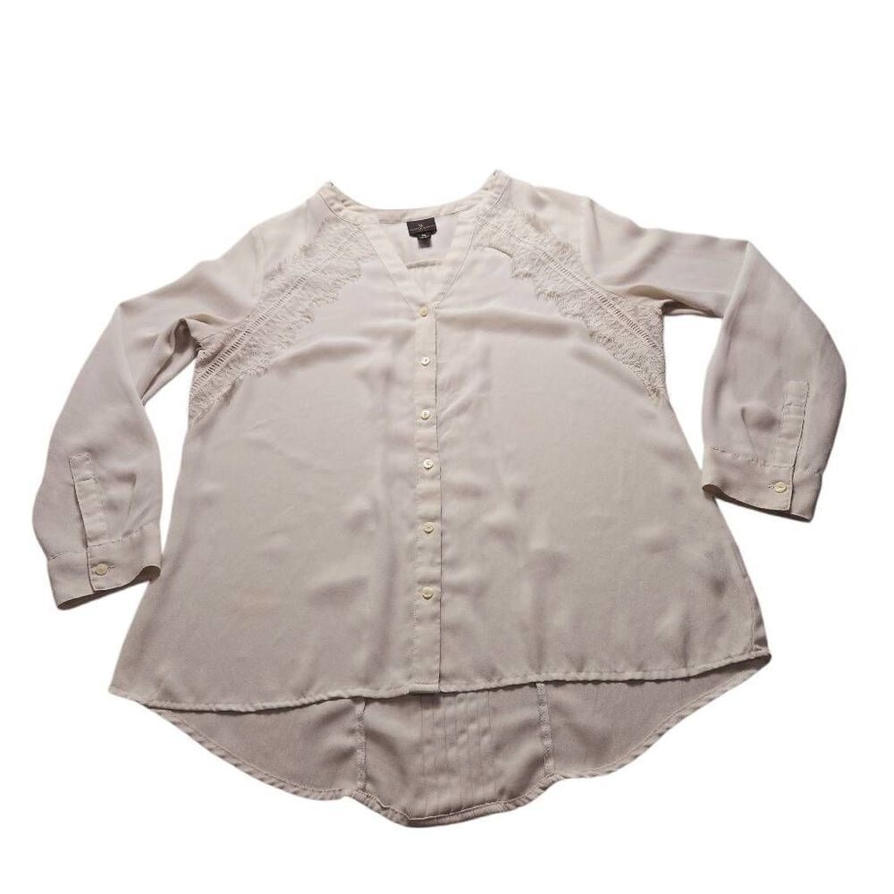 Worthington Buttondown Blouse Pl